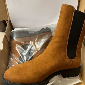 LOFT Chestnut Brown Chelsea Booties